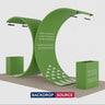Portable Exhibit Display 10ft x 20ft - Model 3