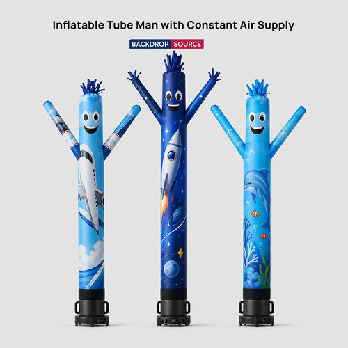 Inflatable Tube Man with Constant Air Supply