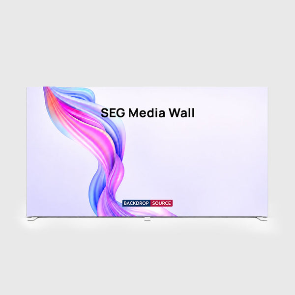 Pared multimedia de tela SEG de 20 pies