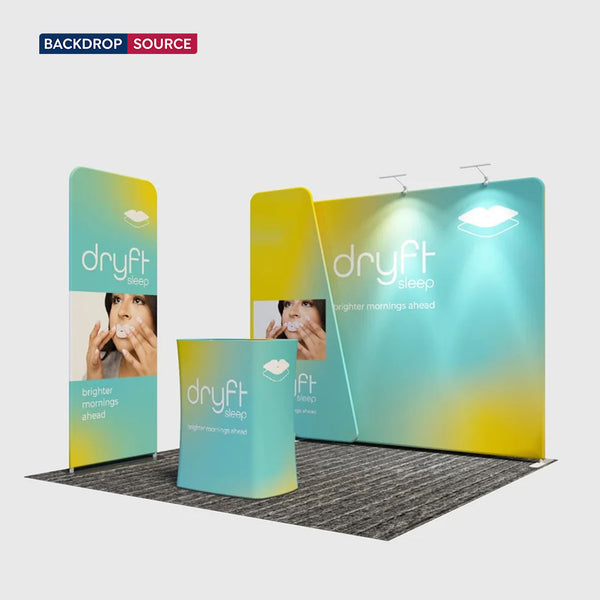 Portable Exhibit Display 10ft x 10ft - Model 24