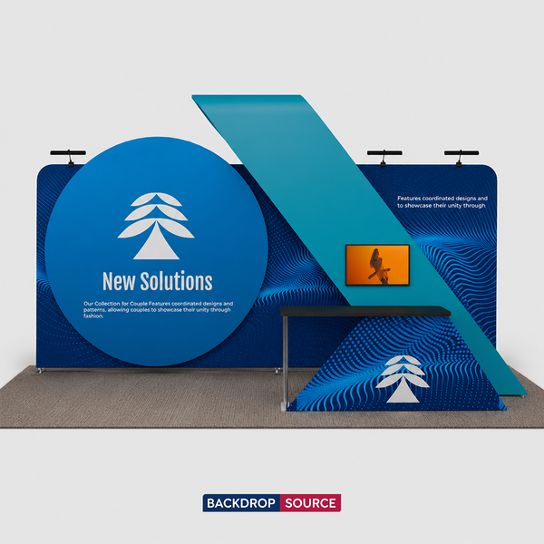 Portable Exhibit Display 20ft x 10ft - Model 18