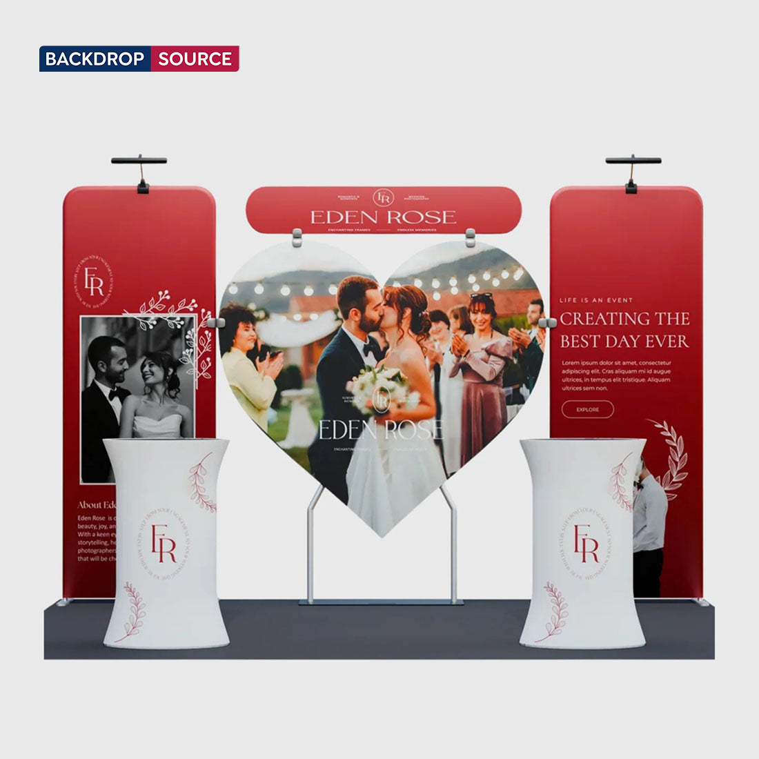 Portable Exhibit Display 10ft x 10ft - Model 38