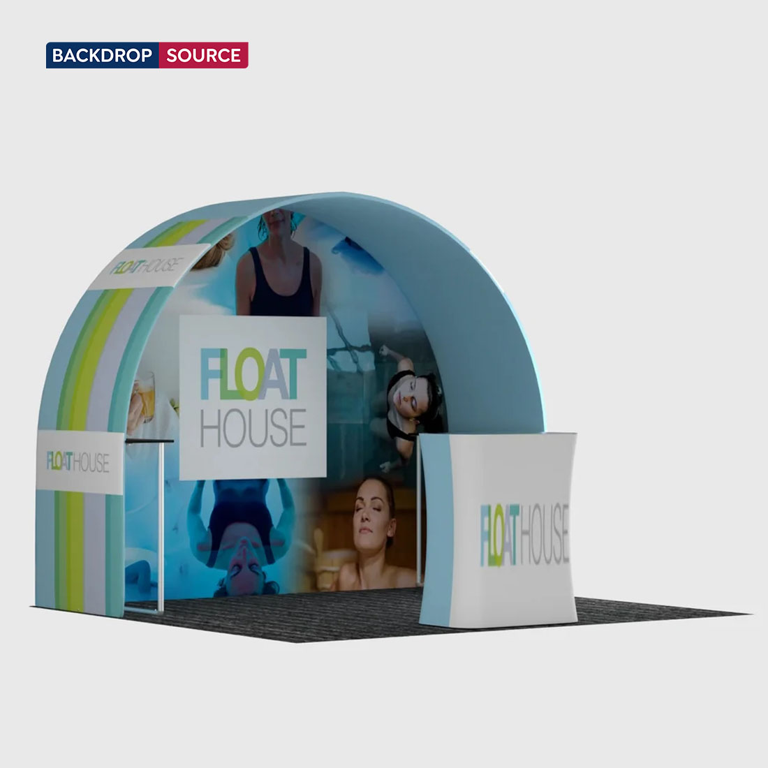 Portable Exhibit Display 10ft x 10ft - Model 27