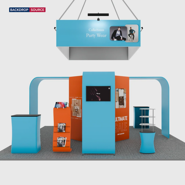 Modular Booth Kits 20ft x 20ft - Model 02