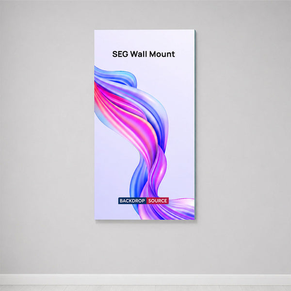Expositor de tela SEG para montaje en pared