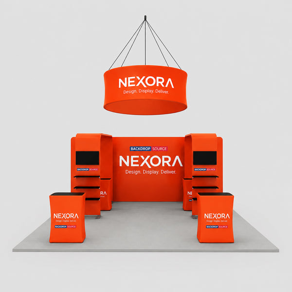 Modular Booth Kits 20ft x 20ft - Model 09
