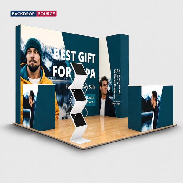 Portable Exhibit Display 10ft x 10ft - Model 42