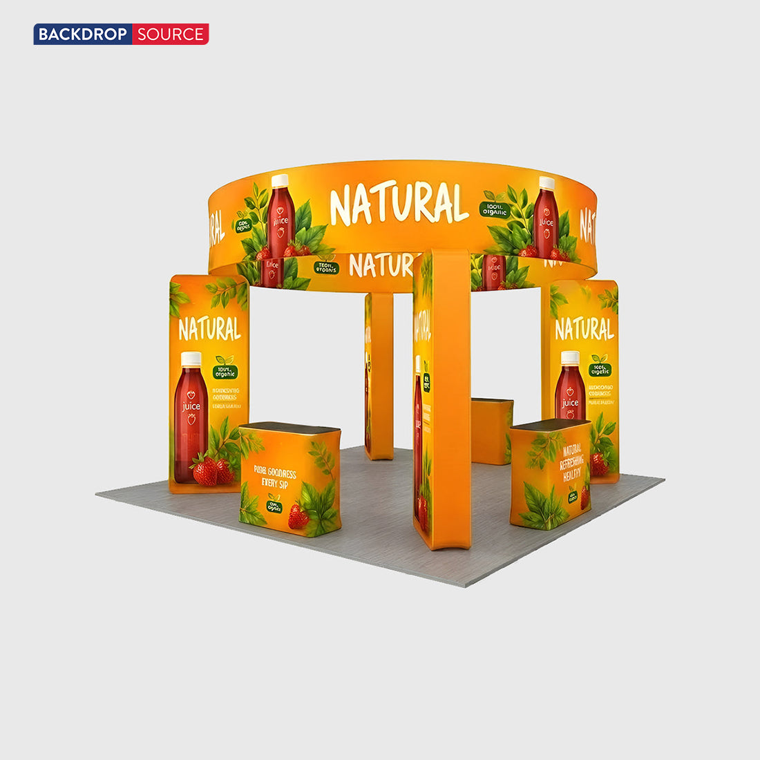 Modular Booth Kits 20ft x 20ft - Model 22