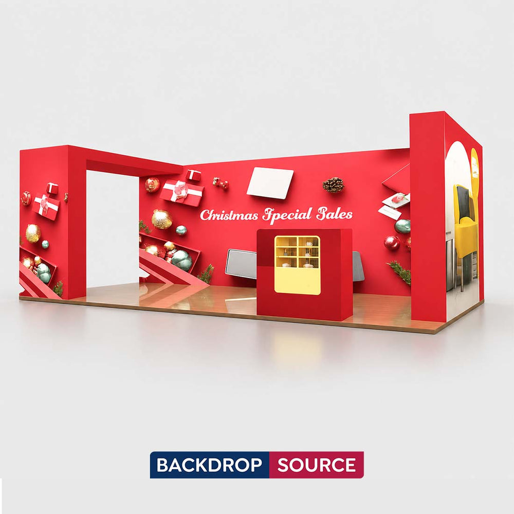 Portable Exhibit Display 10ft x 20ft - Model 19