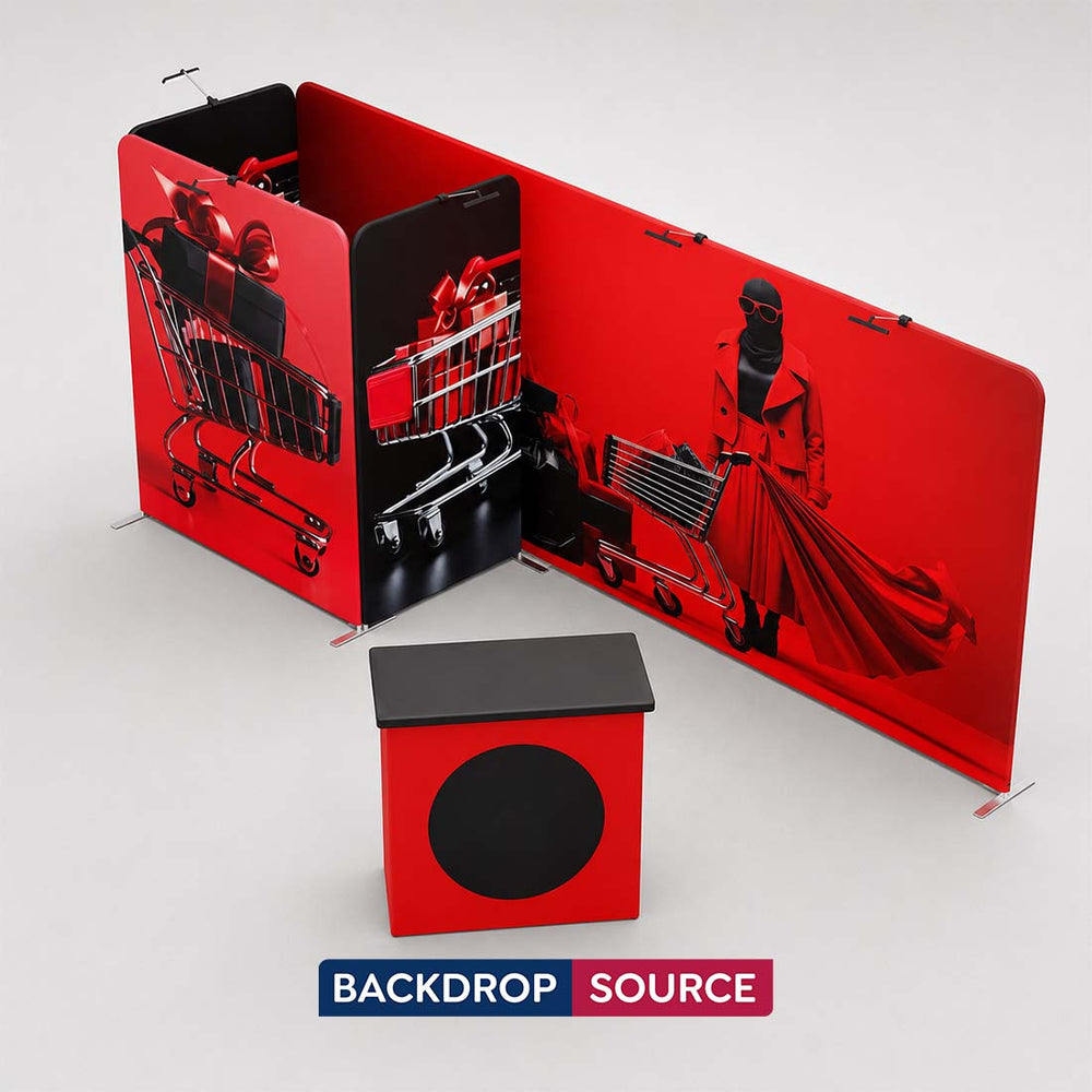 Portable Exhibit Display 10ft x 20ft - Model 8