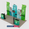 Portable Exhibit Display 10ft x 20ft - Model 4
