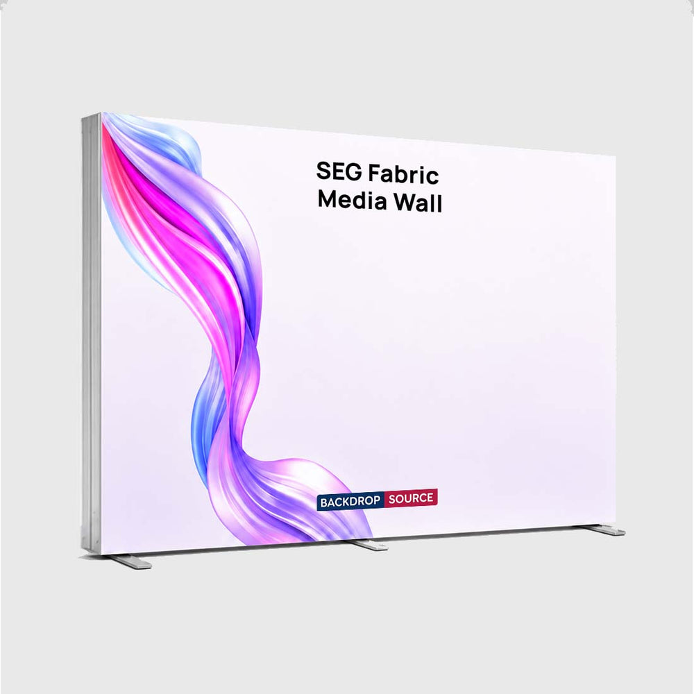 Pared multimedia de tela SEG: 13 pies x 8,2 pies