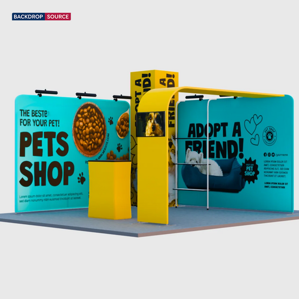 Modular Booth Kits 20ft x 20ft - Model 01