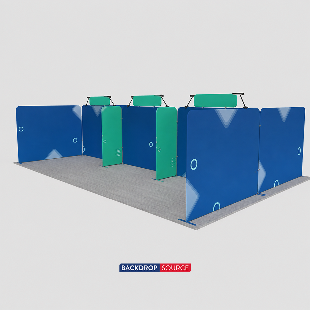 Modular Booth Kits 30ft x 20ft - Model 3