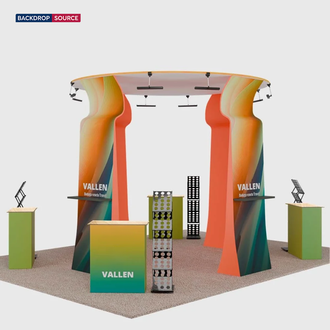 Modular Booth Kits 20ft x 20ft - Model 13