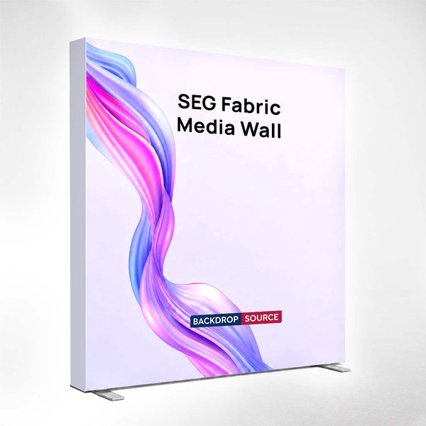 Pared multimedia de tela SEG: 7,9 pies x 8,2 pies