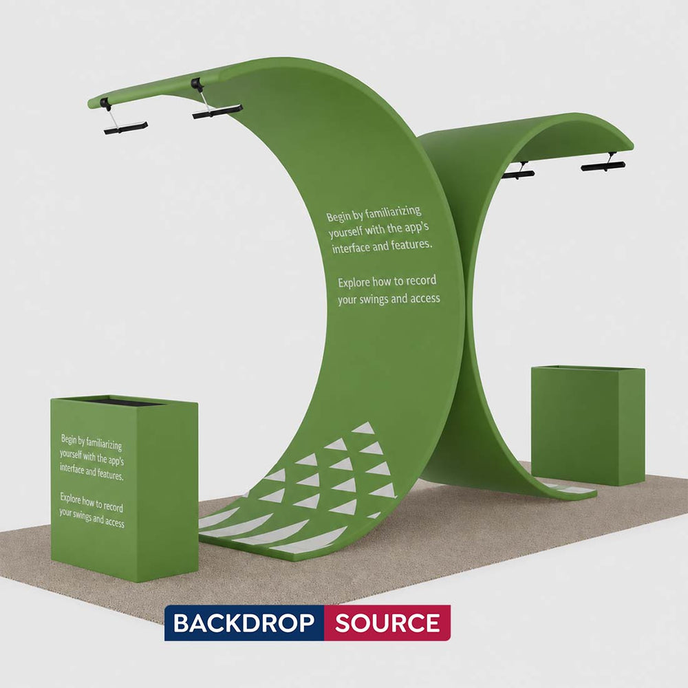 Portable Exhibit Display 10ft x 20ft - Model 3