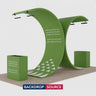 Portable Exhibit Display 10ft x 20ft - Model 3