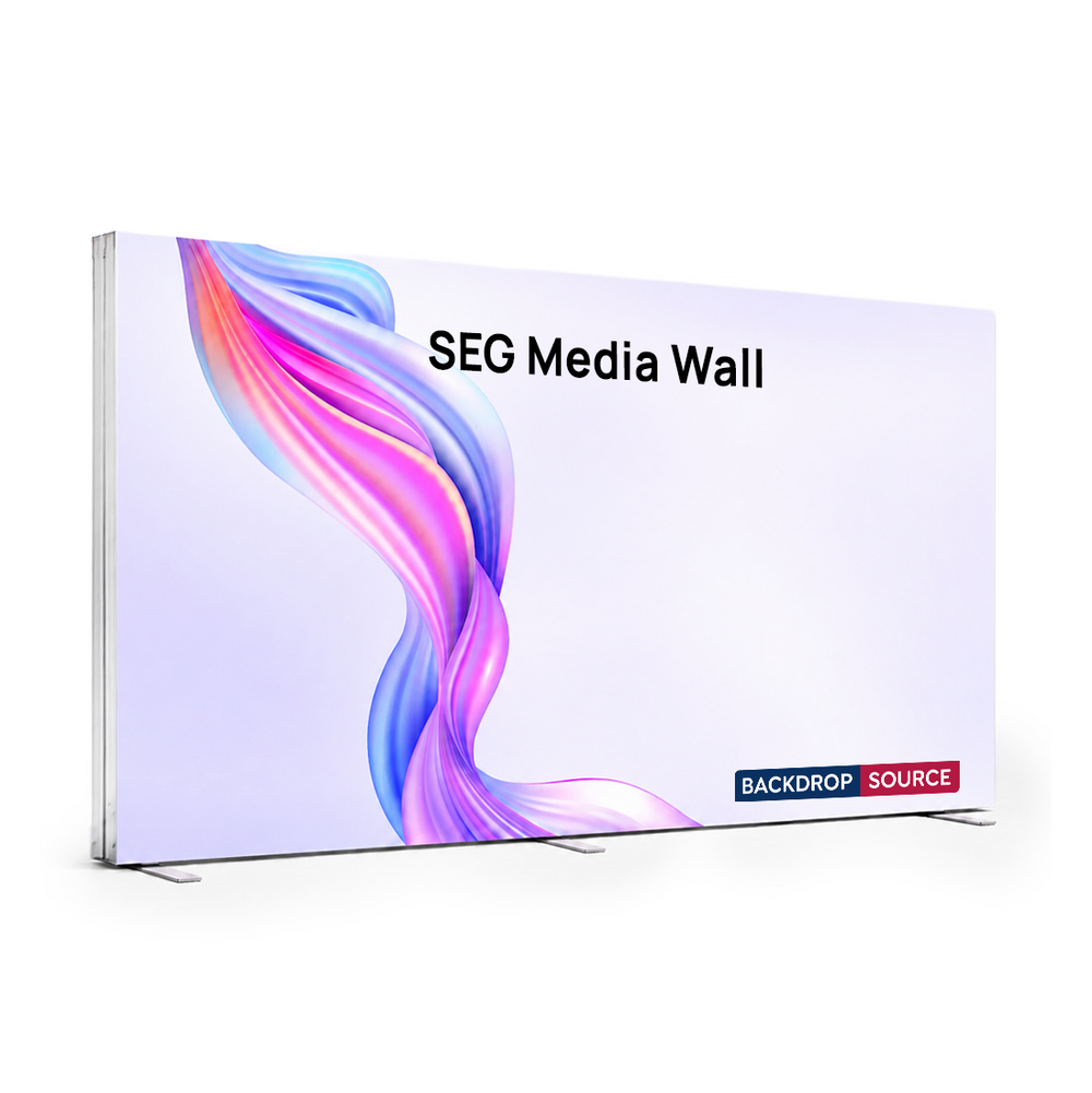 SEG Fabric Media Wall - 20ft Wide