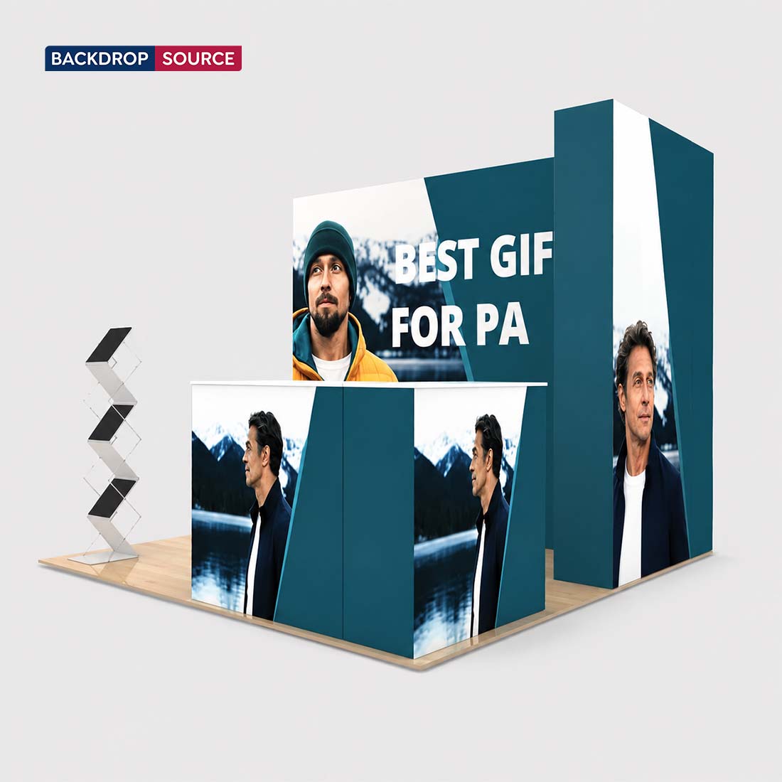 Portable Exhibit Display 10ft x 10ft - Model 42