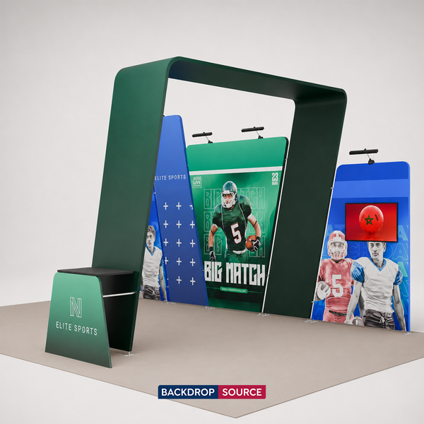 Portable Exhibit Display 20ft x 10ft - Model 16