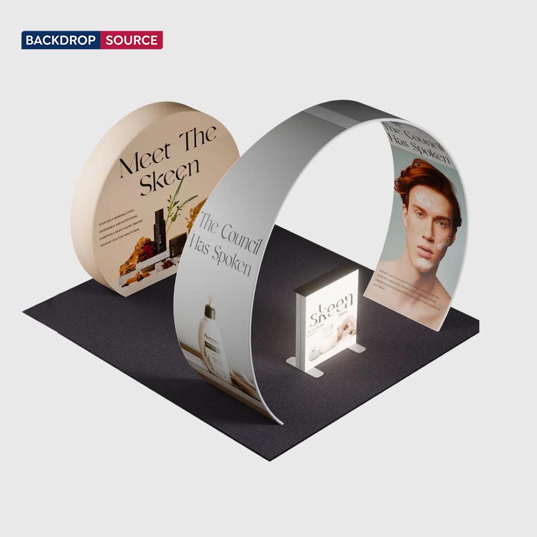 Portable Exhibit Display 10ft x 10ft - Model 34