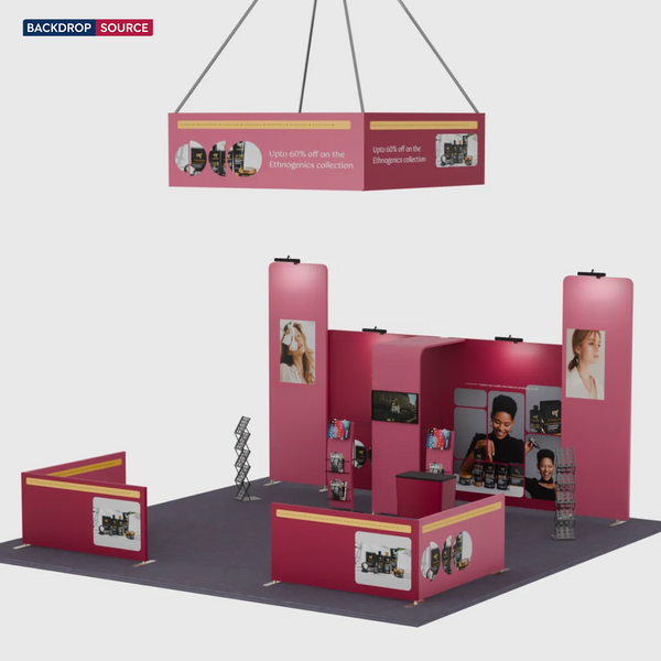 Modular Booth Kits 20ft x 20ft - Model 07