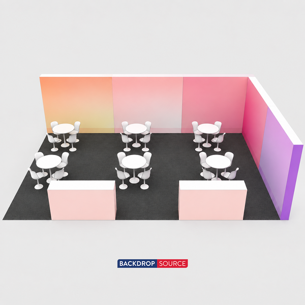 Modular Booth Kits 30ft x 20ft - Model 9