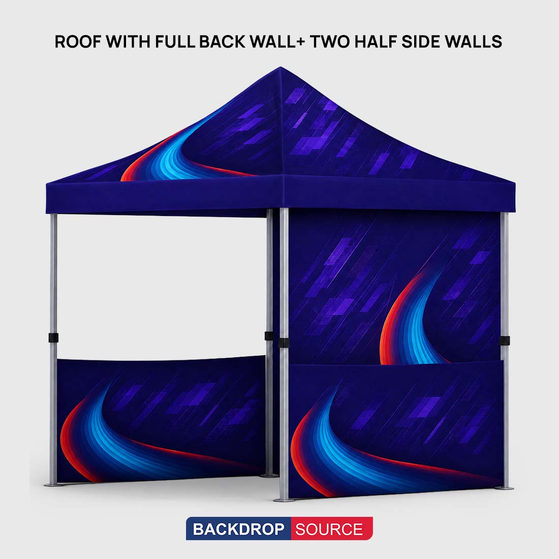 Heavy Duty Fabric Canopy Tent – 6.5ft x 10ft