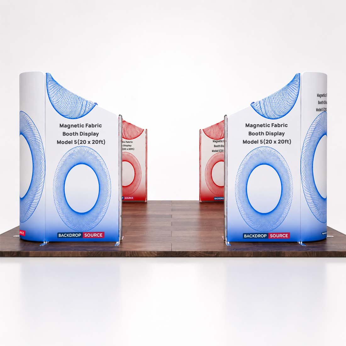 Magnetic Fabric Booth Display - Model 5 (20 x 20ft)
