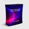 Backlit Fabric Rectangle Pop Up Counter