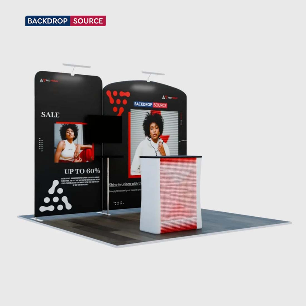 Portable Exhibit Display 10ft x 10ft - Model 2