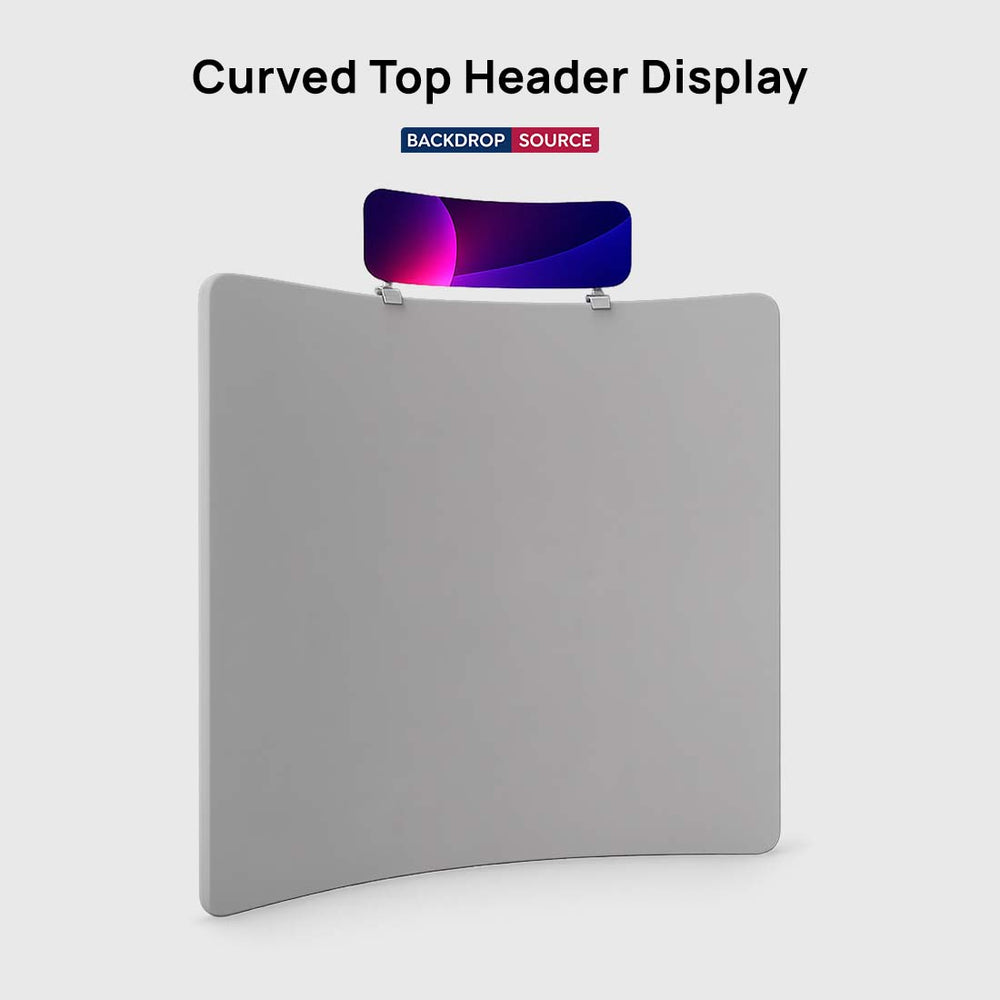 Curved Top Header Display