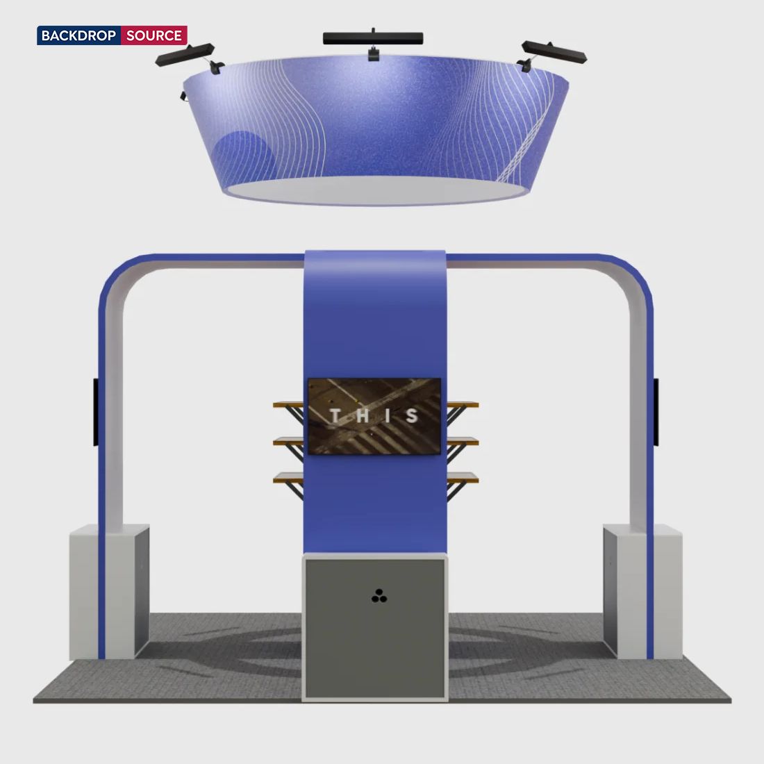 Modular Booth Kits 20ft x 20ft - Model 03