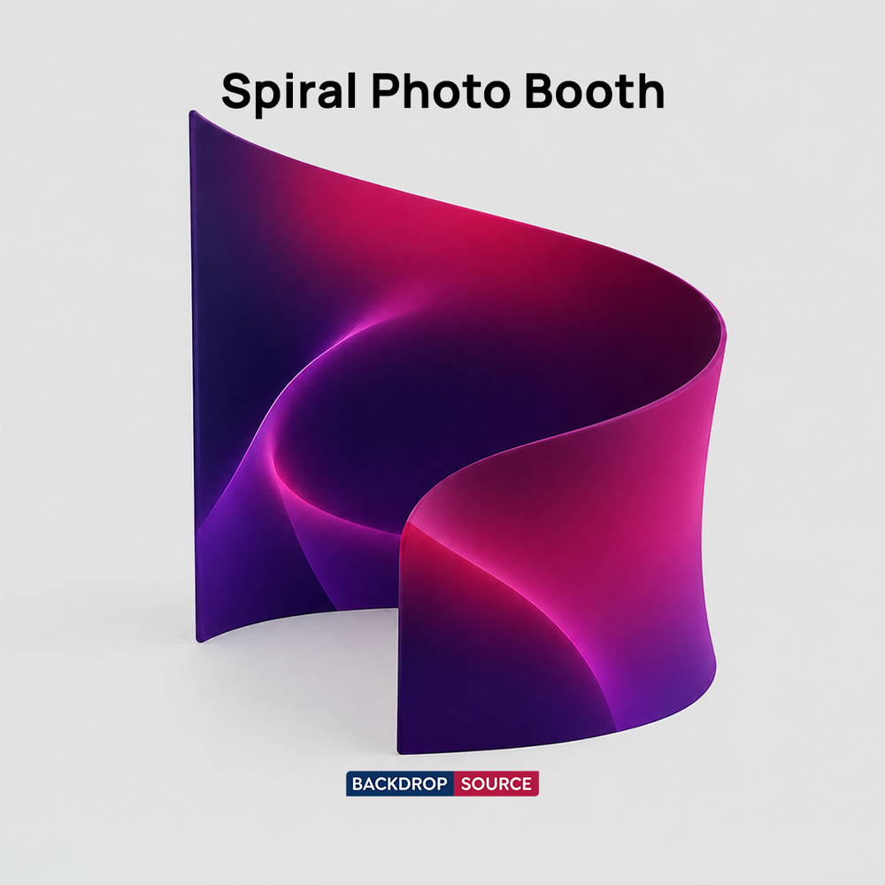 Spiral Backdrop for Photo Booths