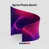 Spiral Backdrop for Photo Booths