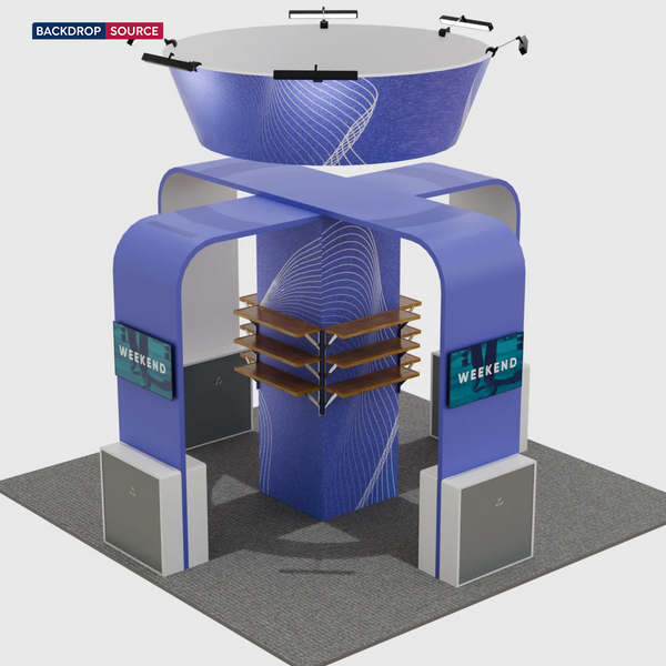 Modular Booth Kits 20ft x 20ft - Model 03