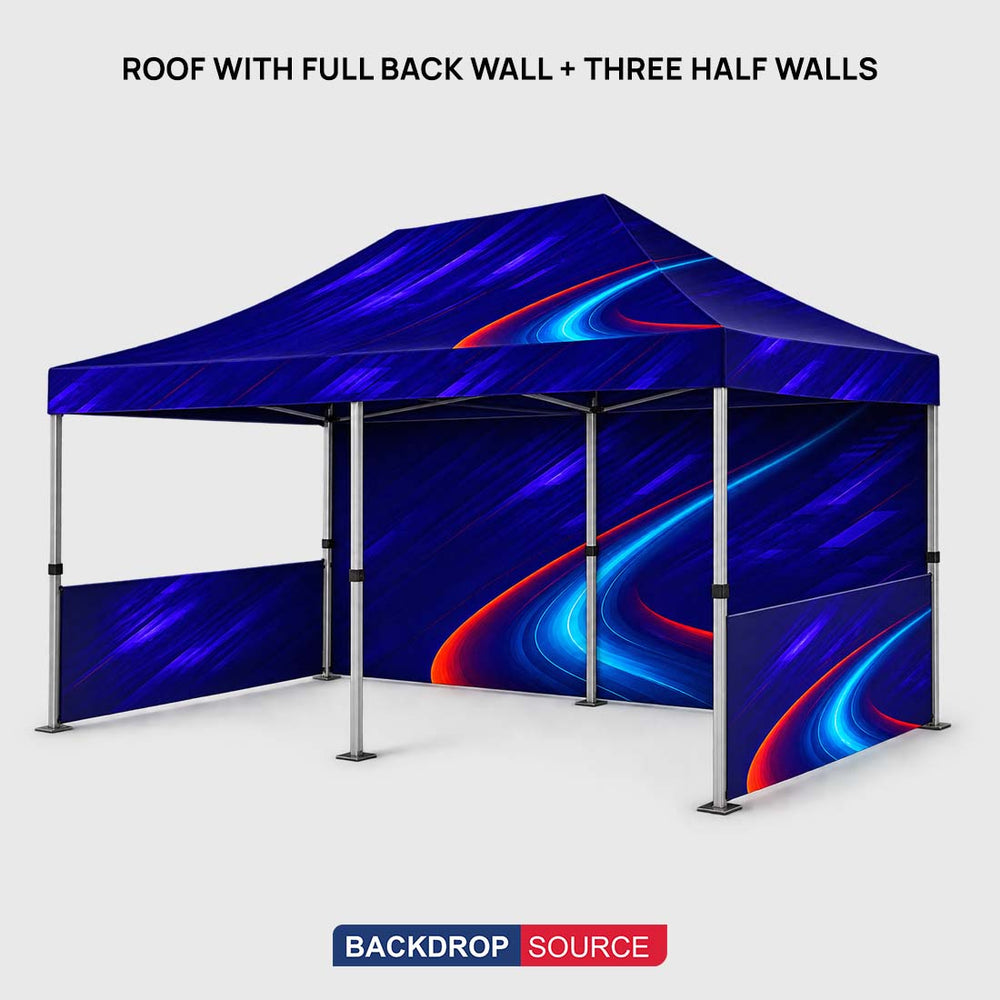 Heavy Duty Fabric Canopy Tent – 20ft x 10ft