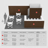 Modular Booth Kits 30ft x 20ft - Model 8