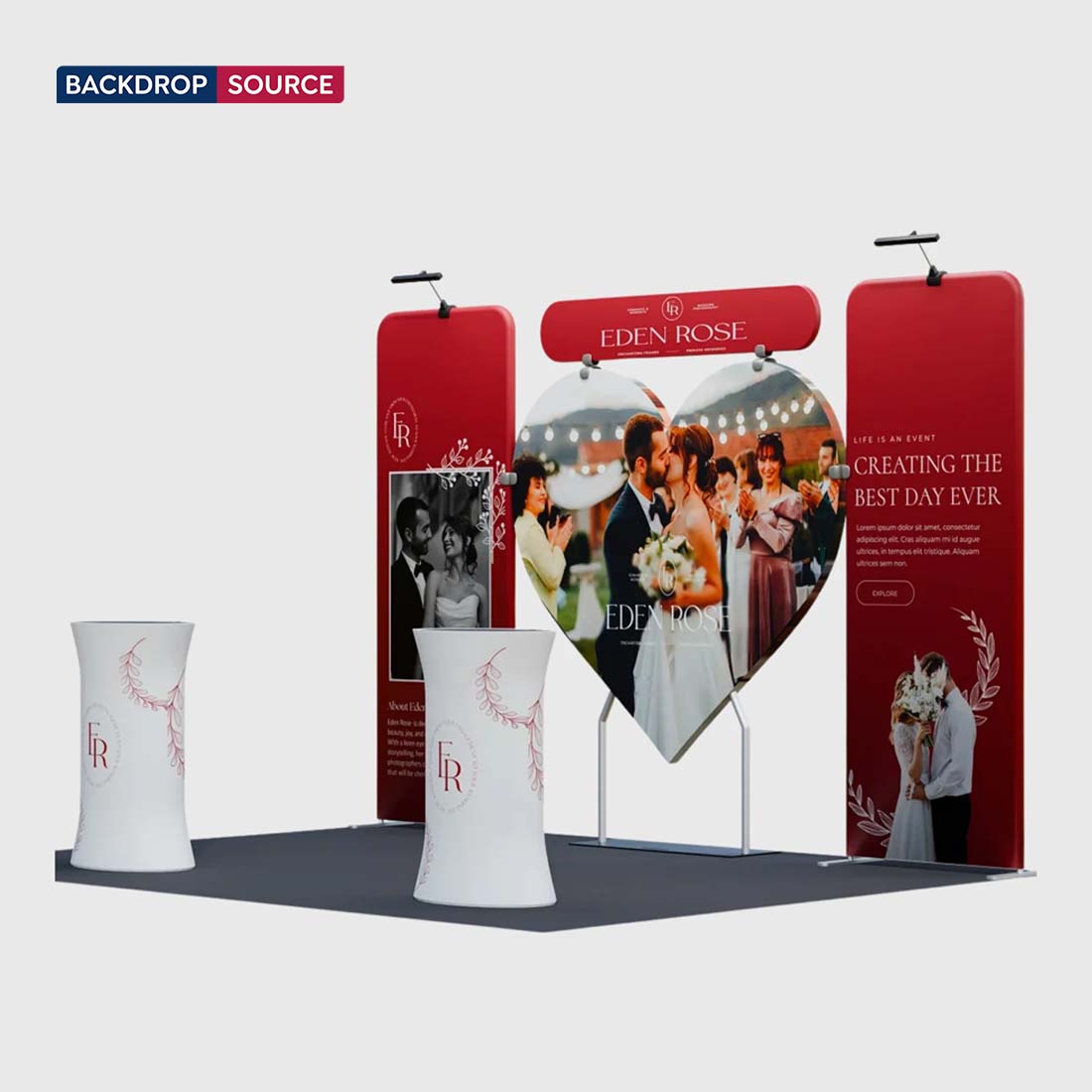 Portable Exhibit Display 10ft x 10ft - Model 38