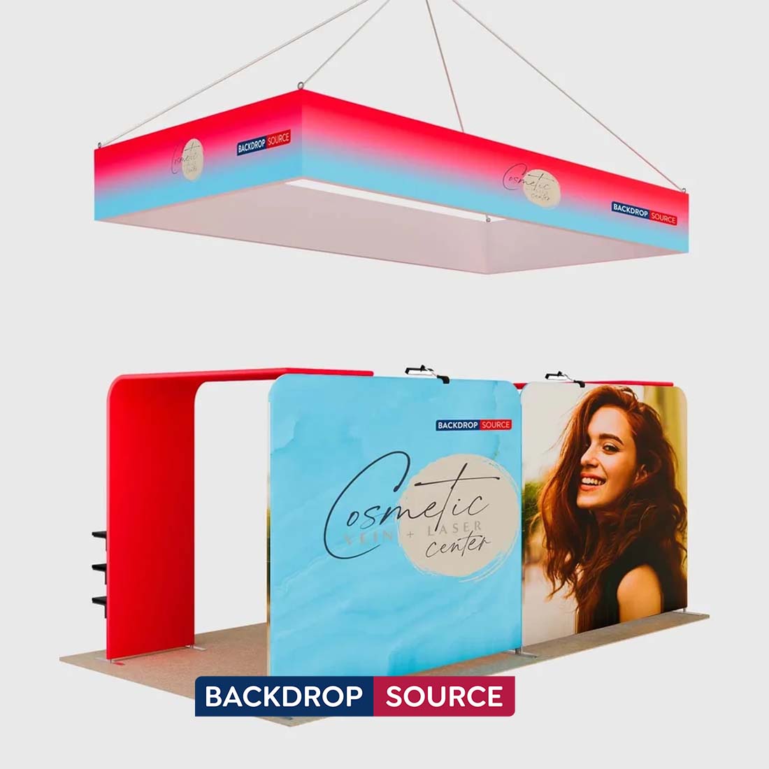 Portable Exhibit Display 10ft x 20ft - Model 15