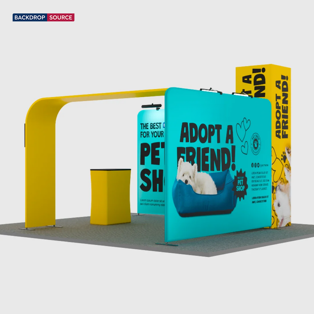 Modular Booth Kits 20ft x 20ft - Model 01