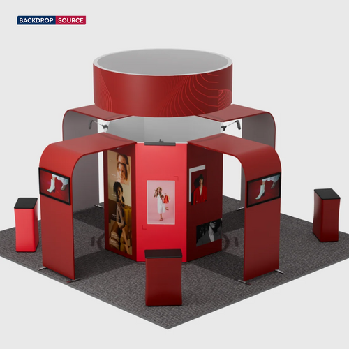 Modular Booth Kits 20ft x 20ft - Model 06