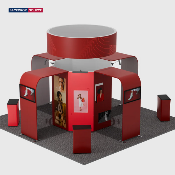 Modular Booth Kits 20ft x 20ft - Model 06