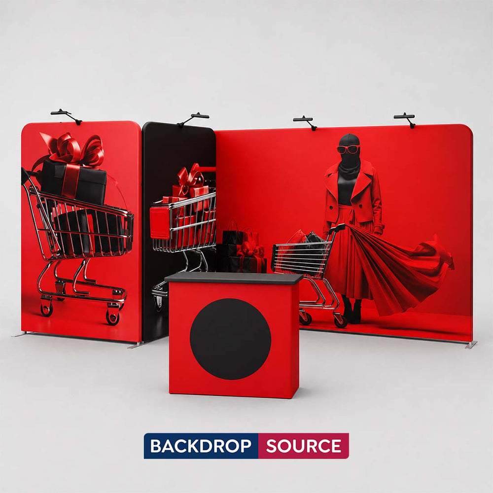 Portable Exhibit Display 10ft x 20ft - Model 8