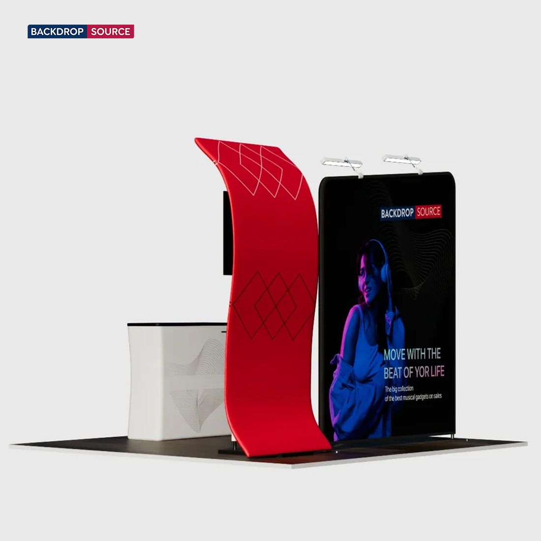 Portable Exhibit Display 10ft x 10ft - Model 12
