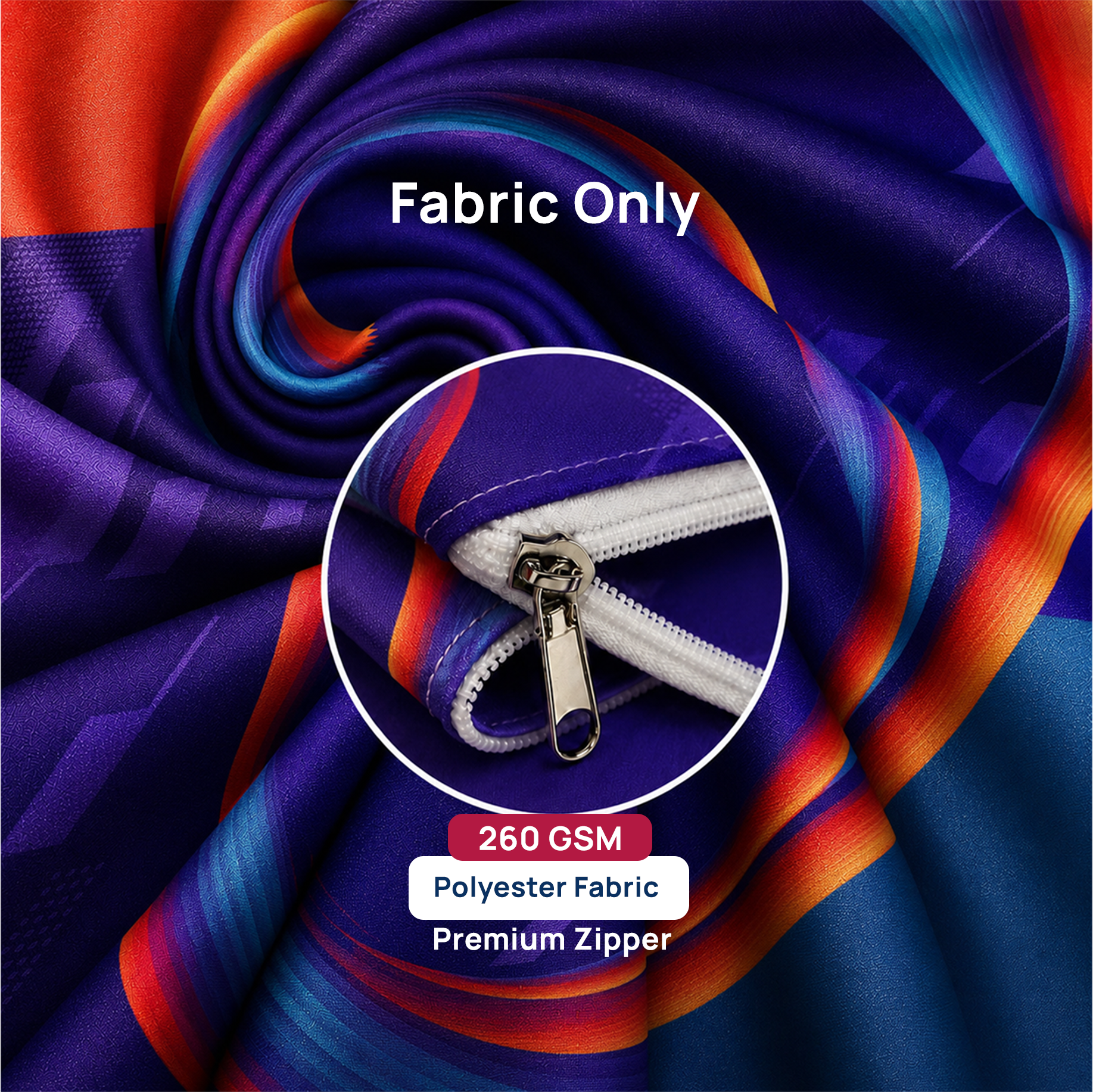 Backlit Cubic Fabric Hanging Banner