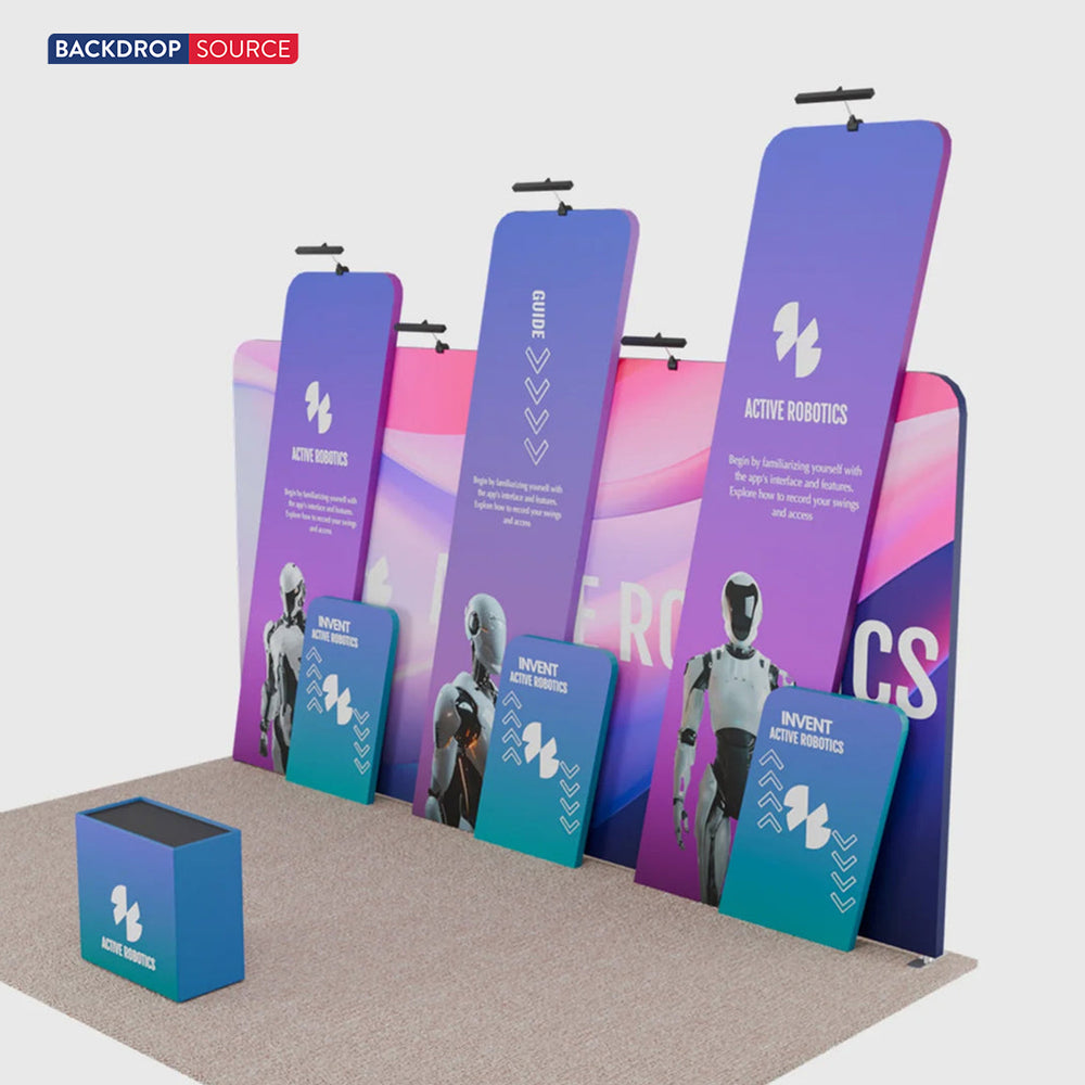 Portable Exhibit Display 20ft x 10ft - Model 19