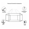Banner colgante hexagonal Sky Tube