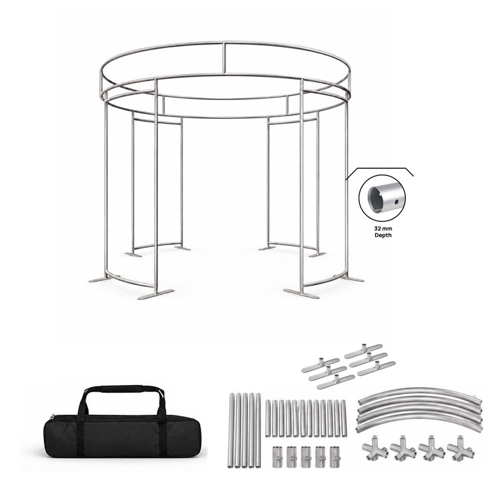 360 View 4 Panel Photo Booth Enclosure